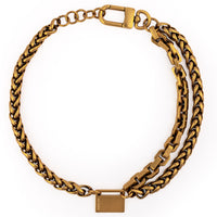 3-in-1 Boundaries Necklace (24k old gold)