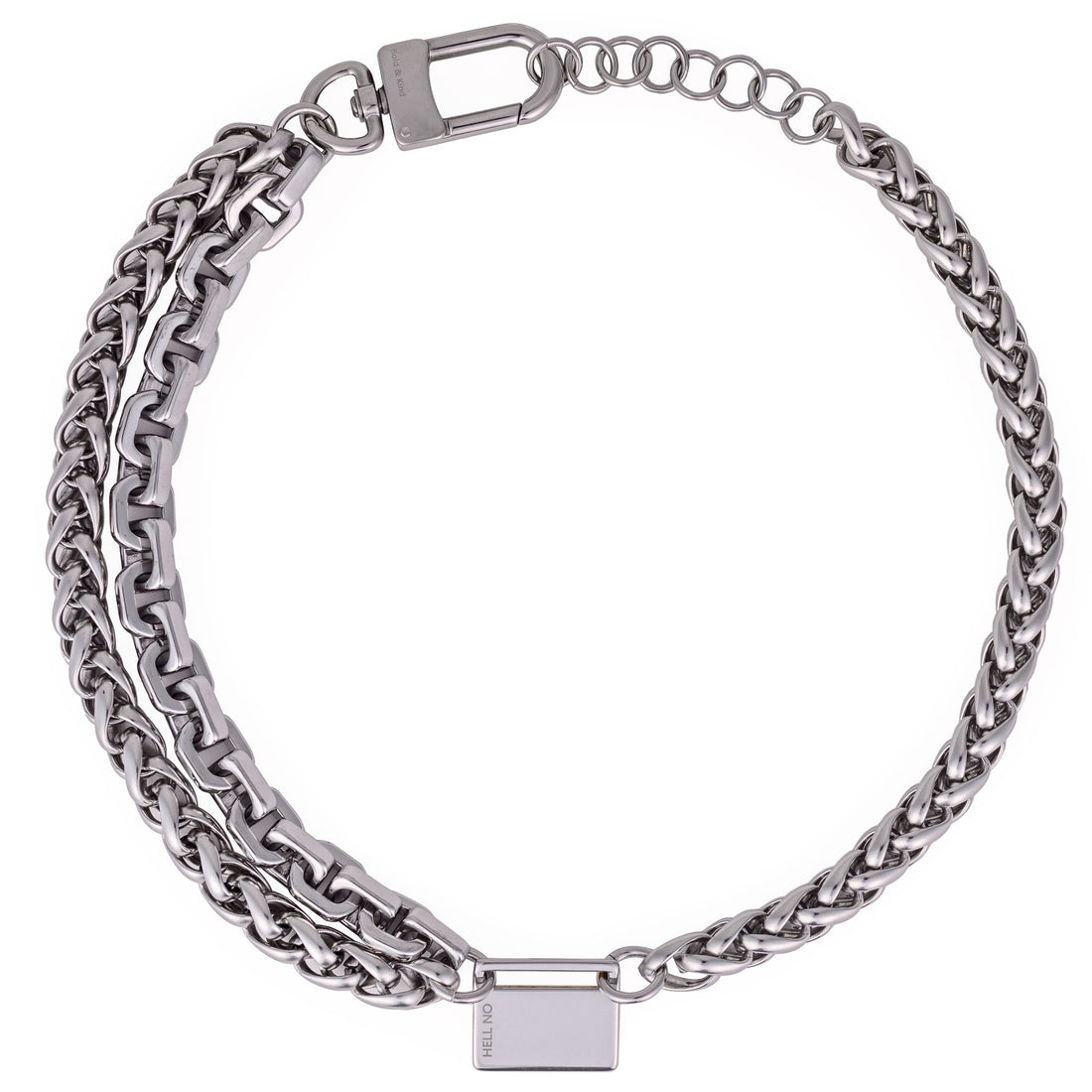 3-in-1 Boundaries Necklace (Steel)