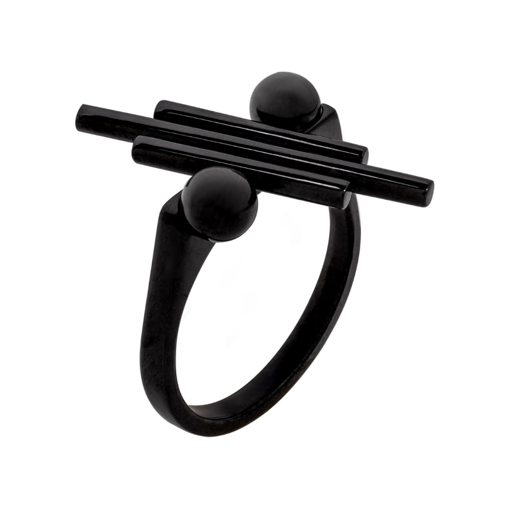 black ring, mindfulness practice, anxiety management, balance ring