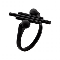 black ring, mindfulness practice, anxiety management, balance ring
