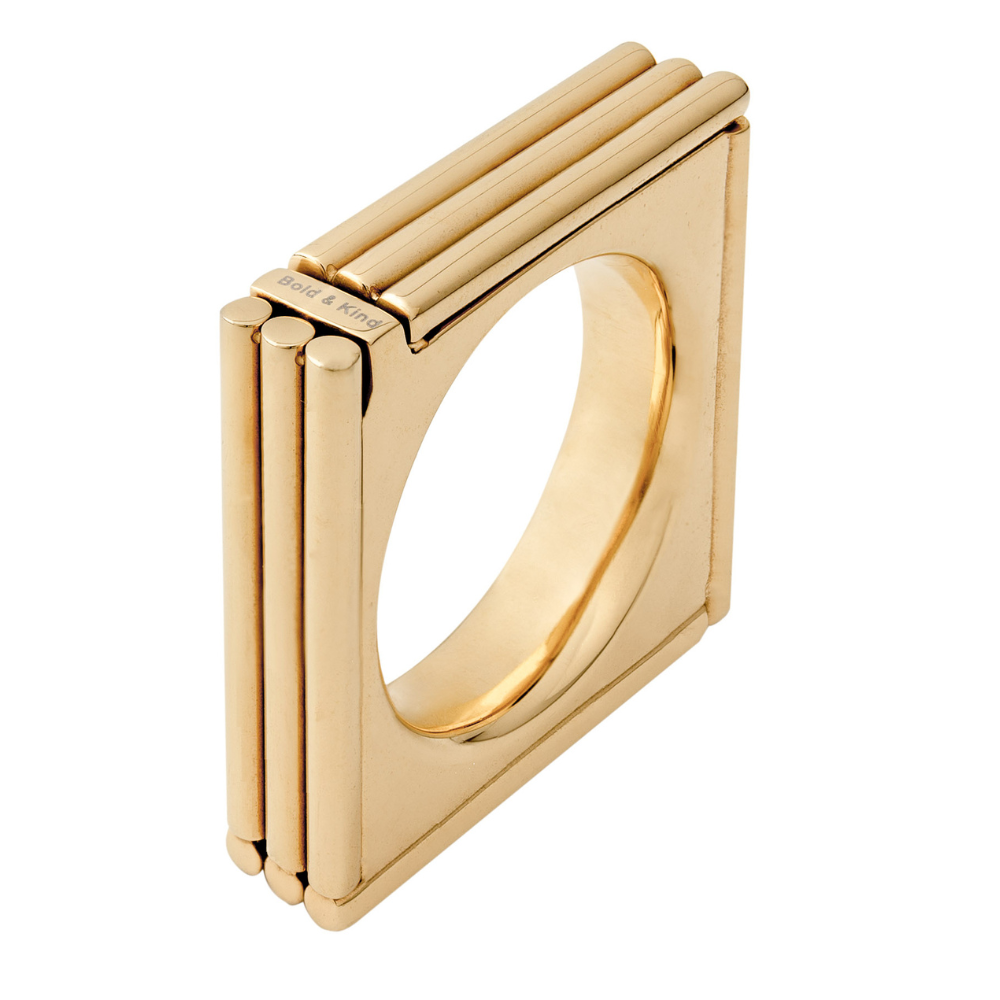 18k gold plated ring, mindfulness practice, anxiety management, whole self ring