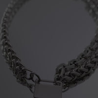 steel chunky chain Boundaries Necklace back in stock