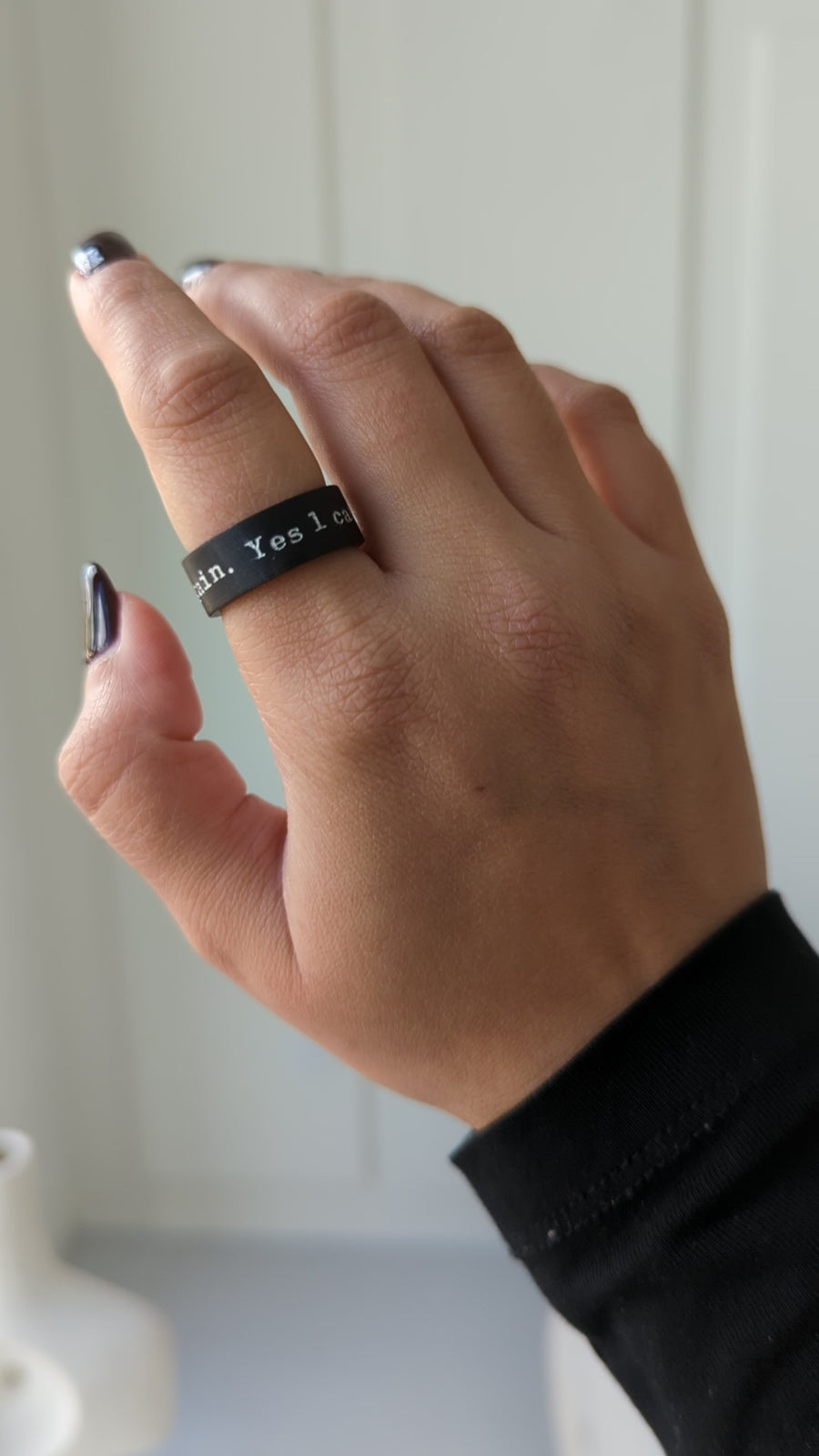 The Resilience Band - matte black finish
