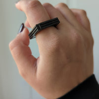 Black (chromium) Whole Self Ring_Bold&Kind Jewelry as affirmations 